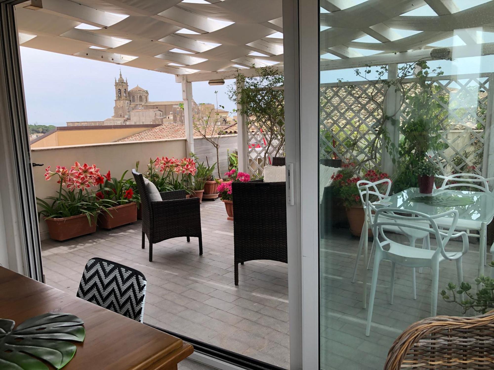 Appartement Attico Da Rosa Con Vista Spettacolare A 360 Gradi à Caltagirone Extérieur photo